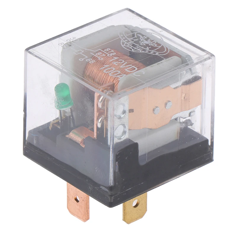 1pc 5Pin 4Pin Waterproof Automotive Relay 12V 100A SPDT Car Control Device Car Relays DC 24V High Capacity Switching