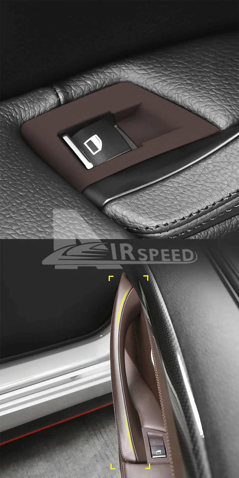 AIRSPEED for BMW F10 F11 520i 523i 525i 528i 530i 5 Series 2011-2017 High Quality ABS Passenger Door Panel Handle Pull LHD RHD