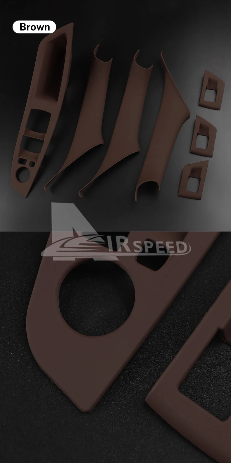 AIRSPEED for BMW F10 F11 520i 523i 525i 528i 530i 5 Series 2011-2017 High Quality ABS Passenger Door Panel Handle Pull LHD RHD