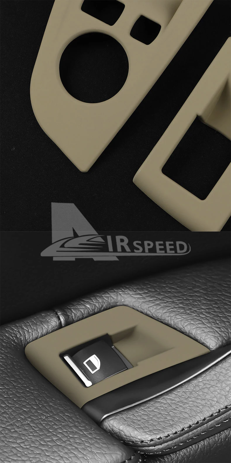 AIRSPEED for BMW F10 F11 520i 523i 525i 528i 530i 5 Series 2011-2017 High Quality ABS Passenger Door Panel Handle Pull LHD RHD
