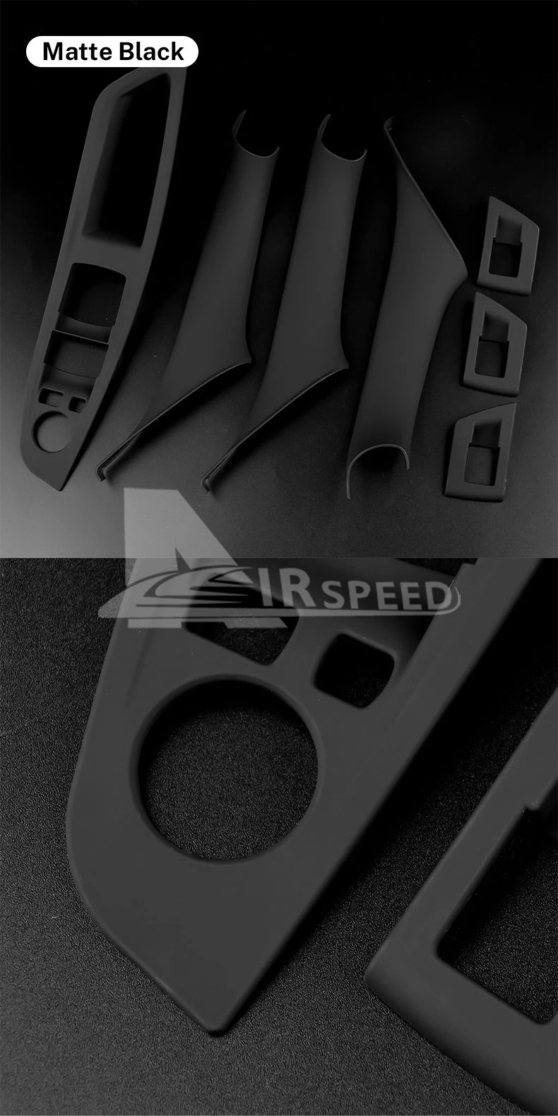 AIRSPEED for BMW F10 F11 520i 523i 525i 528i 530i 5 Series 2011-2017 High Quality ABS Passenger Door Panel Handle Pull LHD RHD