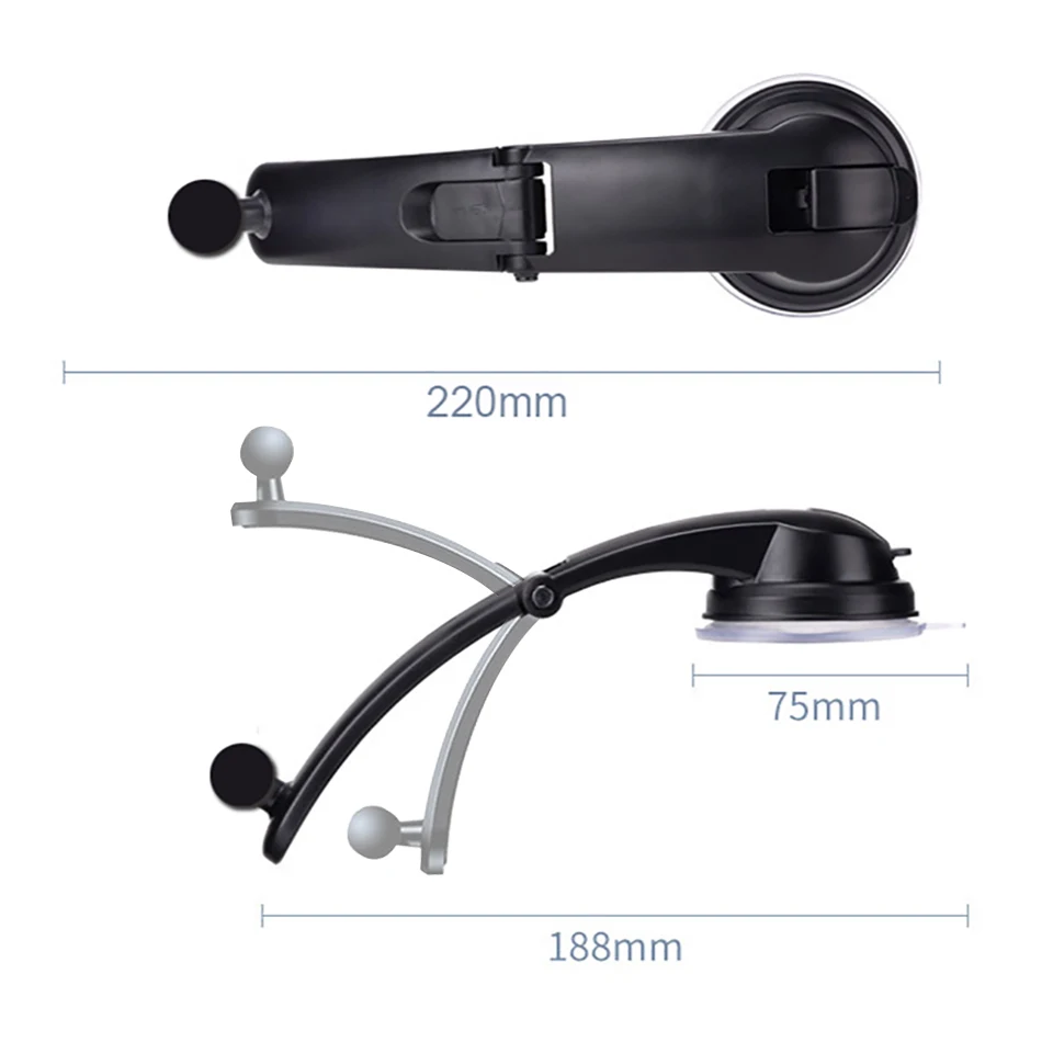 Tablet Phone Holder Mount In Car for Samsung Galaxy Z Fold 4 3 2 IPhone IPad Mini Air Car Sucker Phone Stand Expansion Holders