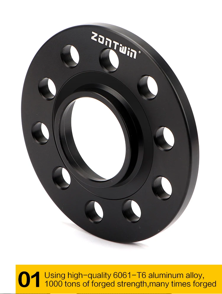 2Pcs 3/5/8/12/15/20mm Wheel Spacer Adapters PCD 5x100/5x112 CB 57.1mm Suit for VW-Audi Car
