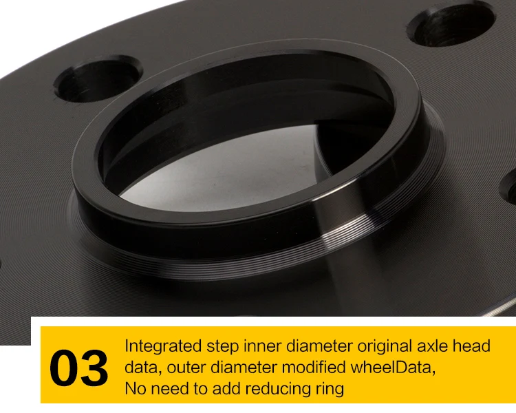 2Pcs 3/5/8/12/15/20mm Wheel Spacer Adapters PCD 5x100/5x112 CB 57.1mm Suit for VW-Audi Car