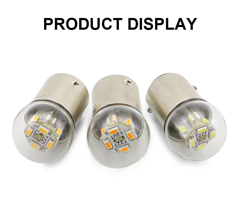 2pcs Motorcycle Led Lights G18 R5w R10W 6V 12v 24V 48V Auto Bulbs Equipment Indicator SMD 3014 Chips Signal Lamp