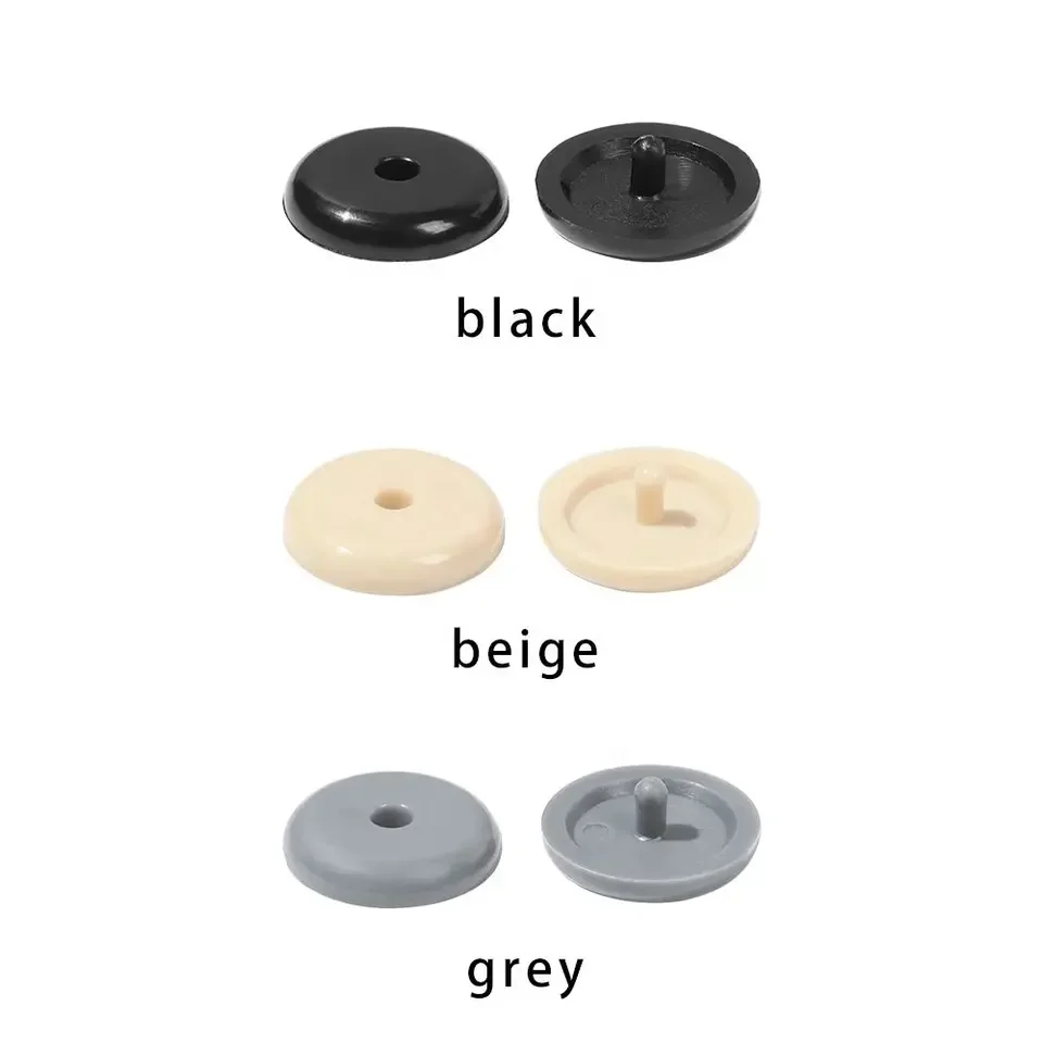 1/10/20pcs Car Parts Auto Safety Seat Belt Black Plastic Stopper Pitch Limit Buckle Clip Retainer Retainer Seatbelt Stop Button