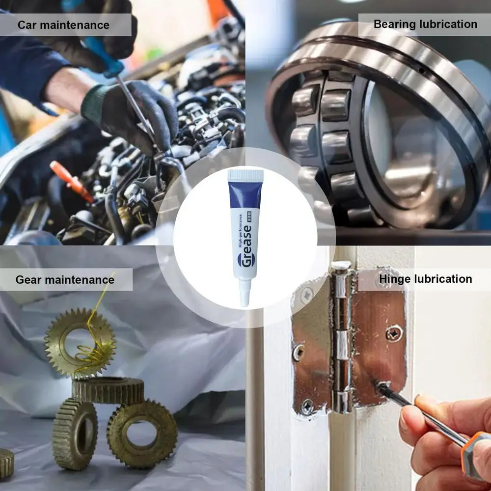 1/3/5pcs Waterproof Food Grade Silicone Lubricant Grease Equipment Car Gear Valves Chain Repair Maintenance Lithium Grease Tools