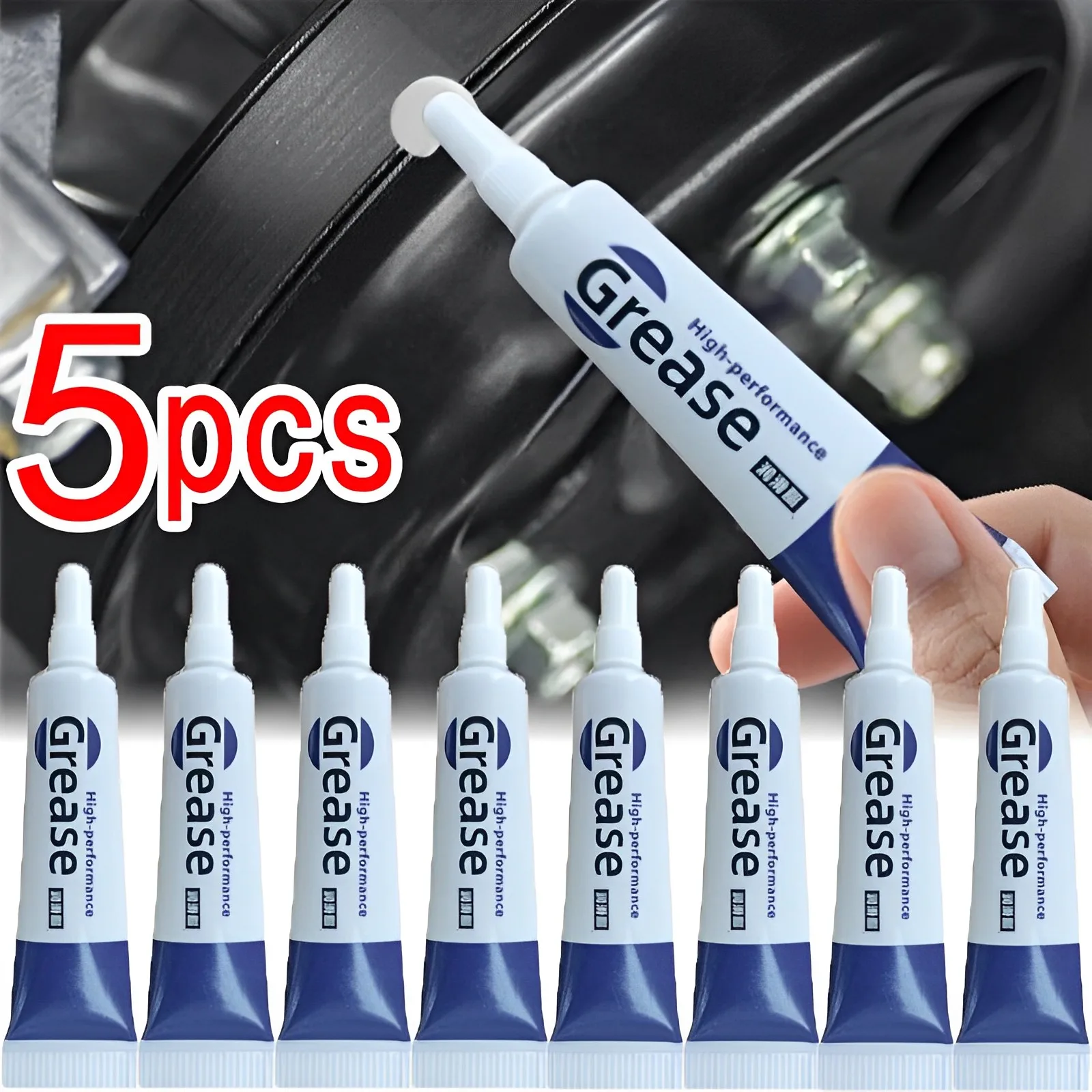 1/3/5pcs Waterproof Food Grade Silicone Lubricant Grease Equipment Car Gear Valves Chain Repair Maintenance Lithium Grease Tools