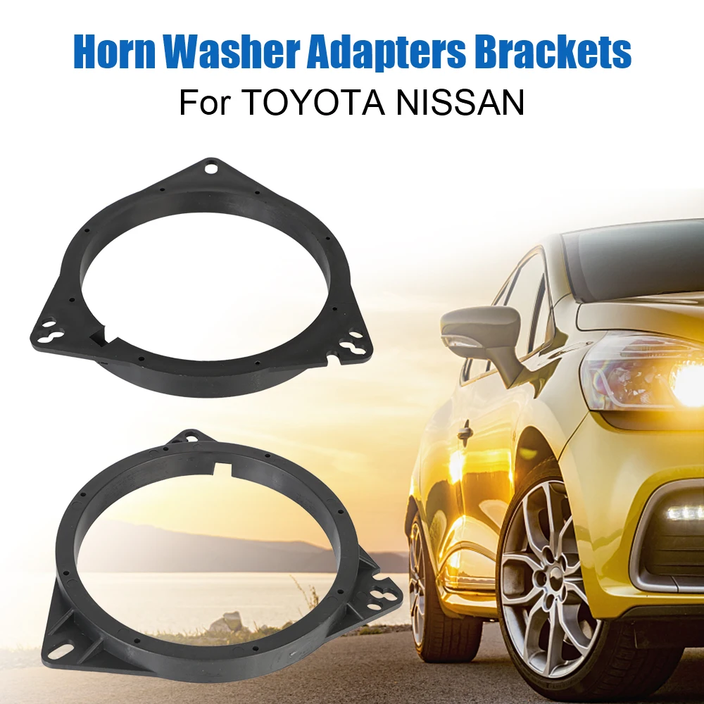 Universal Car Horn Washer Adapter 6.5 Inch Holder Loud Speaker Spacers Mat Pad Bracket Auto Accessories for NISSAN TOYOTA BYD