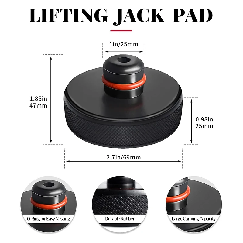 For Tesla Lifting Jack Pad Adapter Tool for Tesla Model 3/Y/S/X 2017-2026 Accessories Model Y Juniper Model 3 Highland Tools