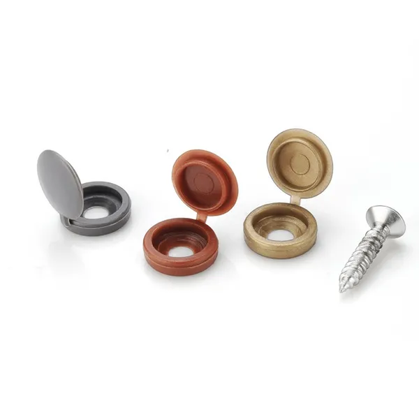 10/100Pcs Nails Screw Caps Plastic Protective Covers 7 Colors Phillips Screw Decorative Cover Cross Screw Folding Cap