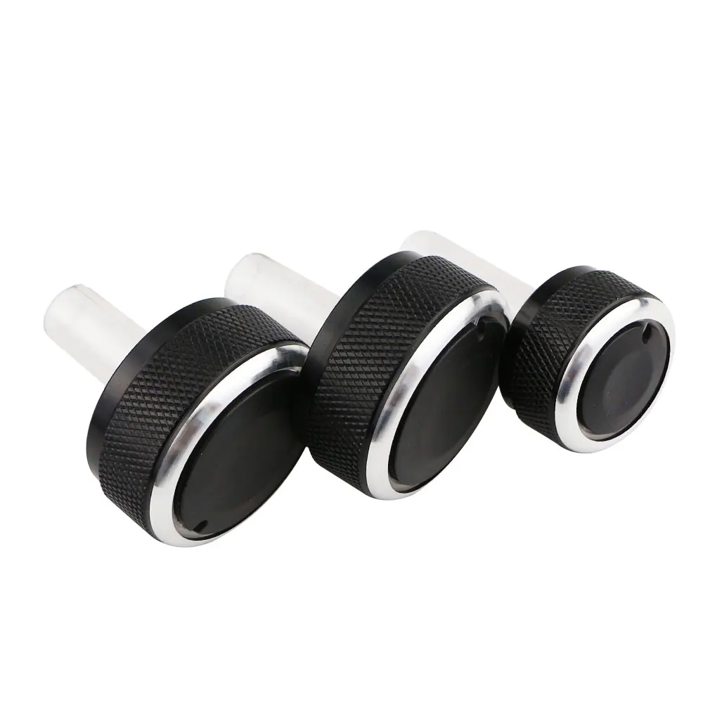 Aluminum Alloy Air Conditioning Knob AC Knob Heat Control Button for Volkswagen VW Passat B5 GOLF 4 MK4 Bora Auto Accessories