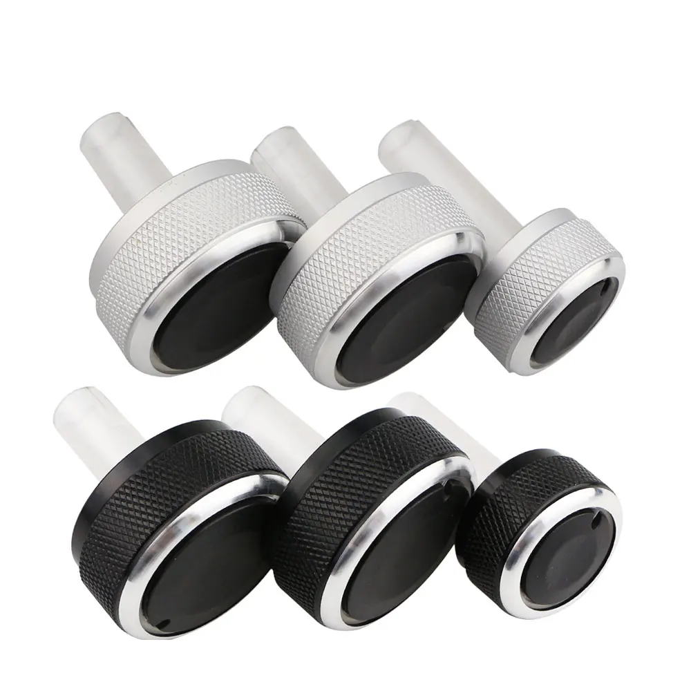 Aluminum Alloy Air Conditioning Knob AC Knob Heat Control Button for Volkswagen VW Passat B5 GOLF 4 MK4 Bora Auto Accessories