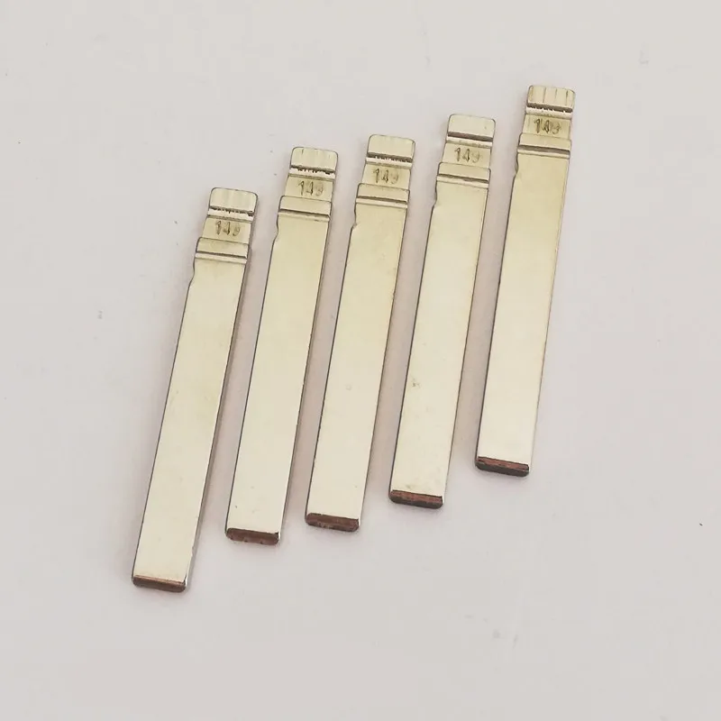 10pcs 149# HU162T Flip Car Key Blade for VW MQB KD Metal VVDI JMD Fob Replacement Uncut Blade