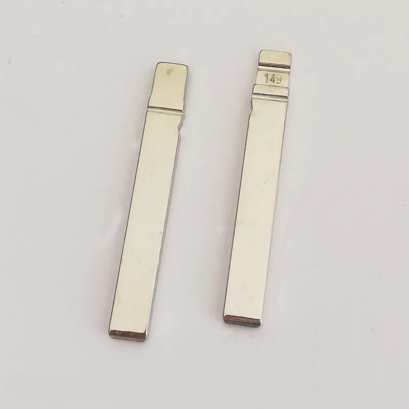 10pcs 149# HU162T Flip Car Key Blade for VW MQB KD Metal VVDI JMD Fob Replacement Uncut Blade