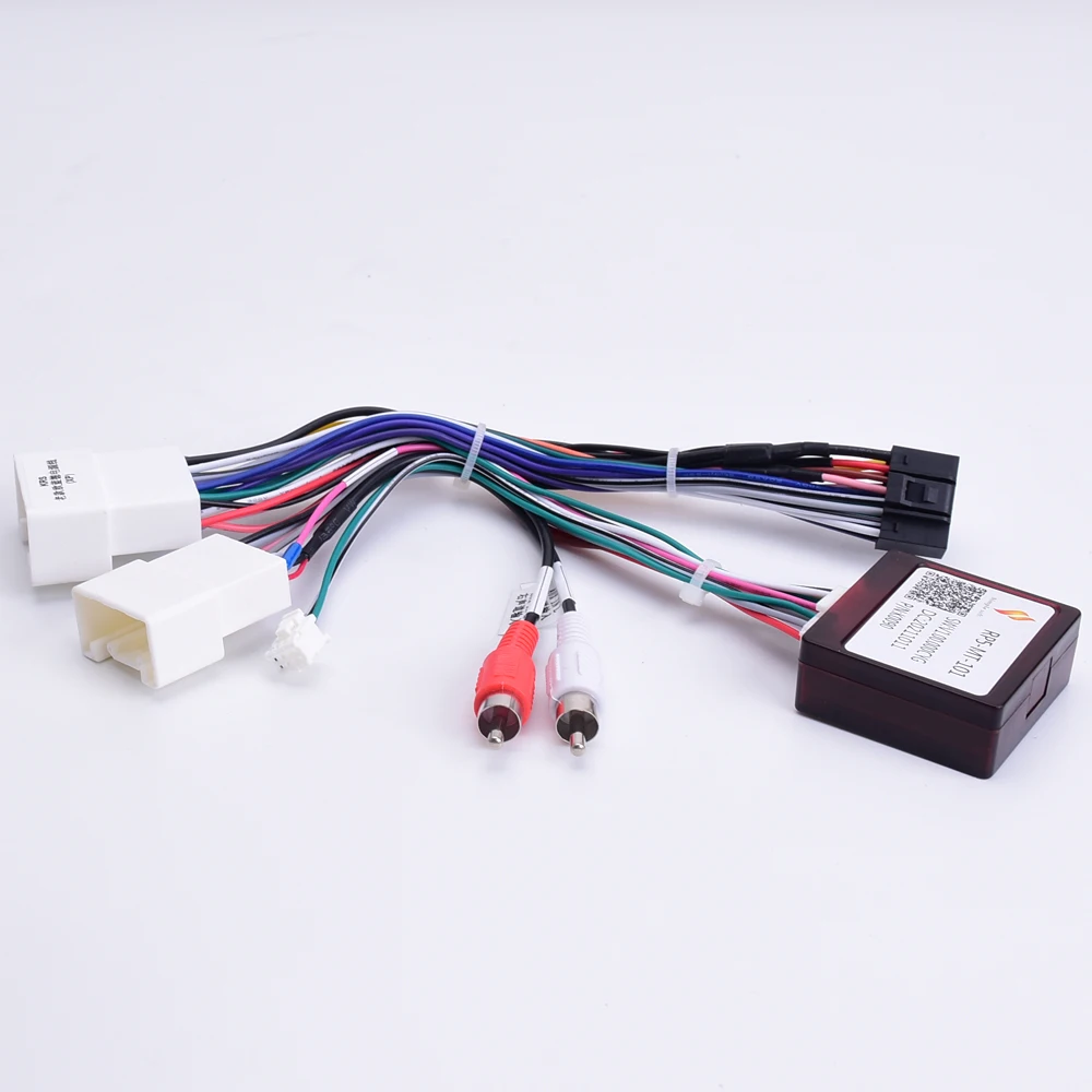 Car 16pin Radio Wiring Harness Canbus Box For Mitsubishi Outlander Pajero (2006-2013) Stereo Wire Aftermarket Android adapter