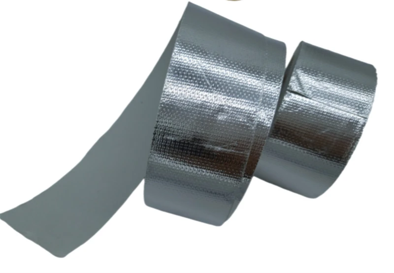 Car Heat Protection Foil Film High Temperature Resistant Fiberglass Aluminum Foil Tape Cloth Self-adhesive Heat Insulation Mat