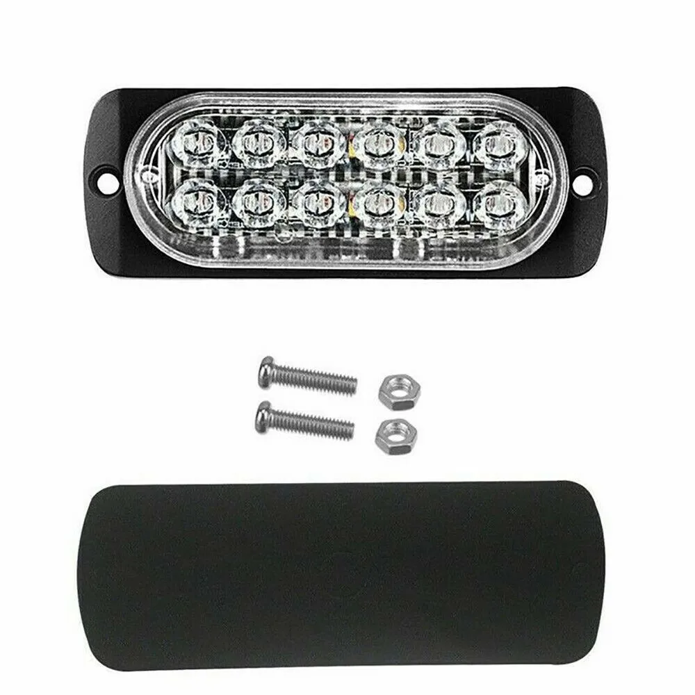 Car rear LED Fog Light Motorcycle Tail Lamp DC 12V-24V Vehicle Anti-Collision Taillight Brake Braking Warning Lamps Car Fog Ligh
