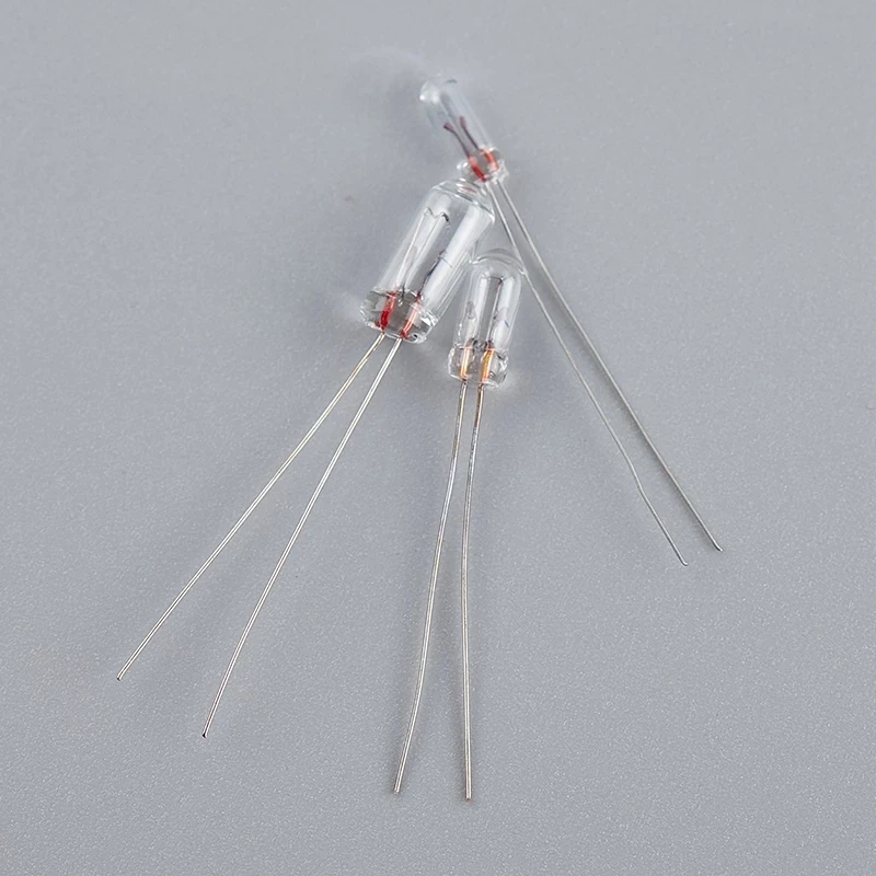 25Pcs Miniature 0.08A 3mm 4mm 5mm 12V Mini Lamp Light Bulb Edison Incandescent Filament Rice