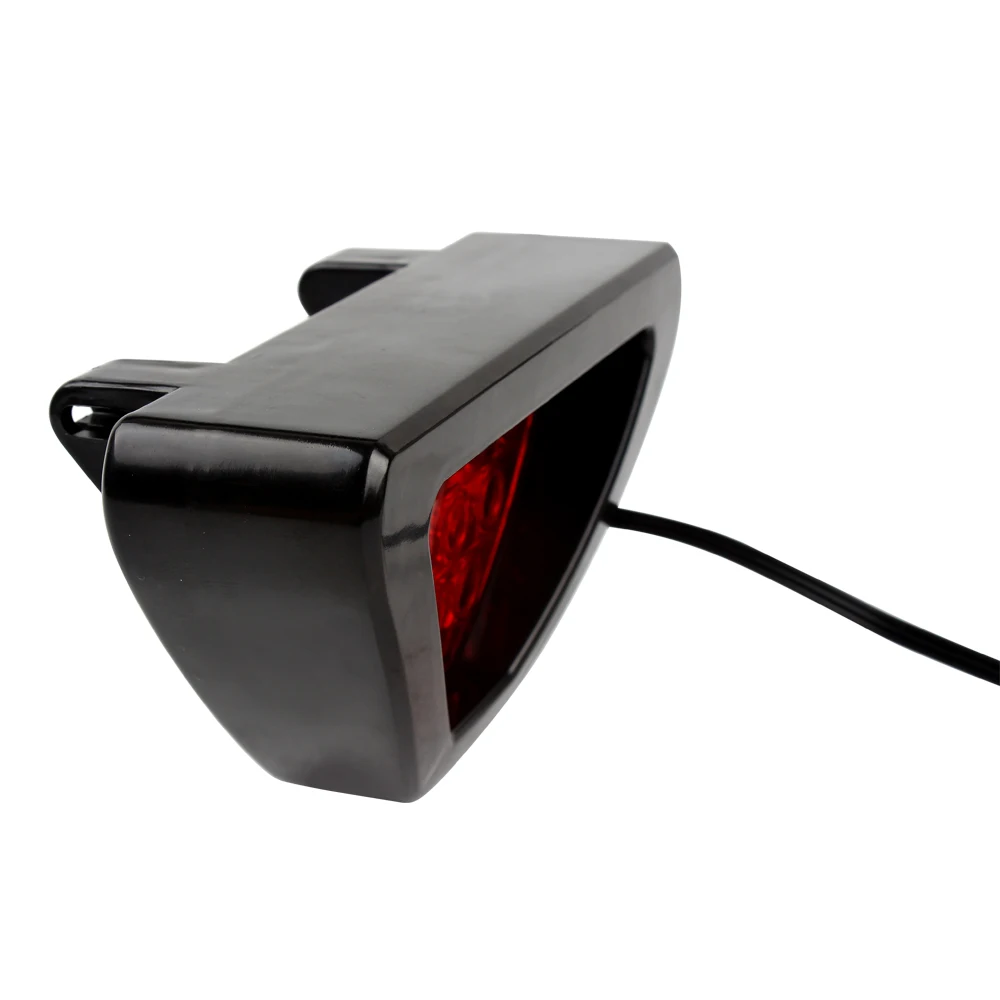 Universal Fog Lamp Triangle Car Brake Light Red Tail Light LED Flash Bulbs Warning Light