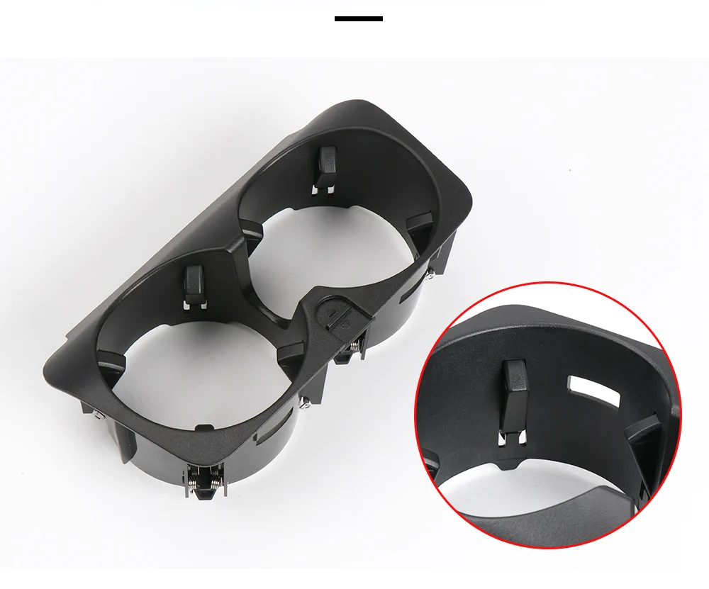 For Mercedes-Benz Center Console Water Cup Holder Insert Drinks C Class W205 E W213 GLC W253 V Class W447 A2056800691