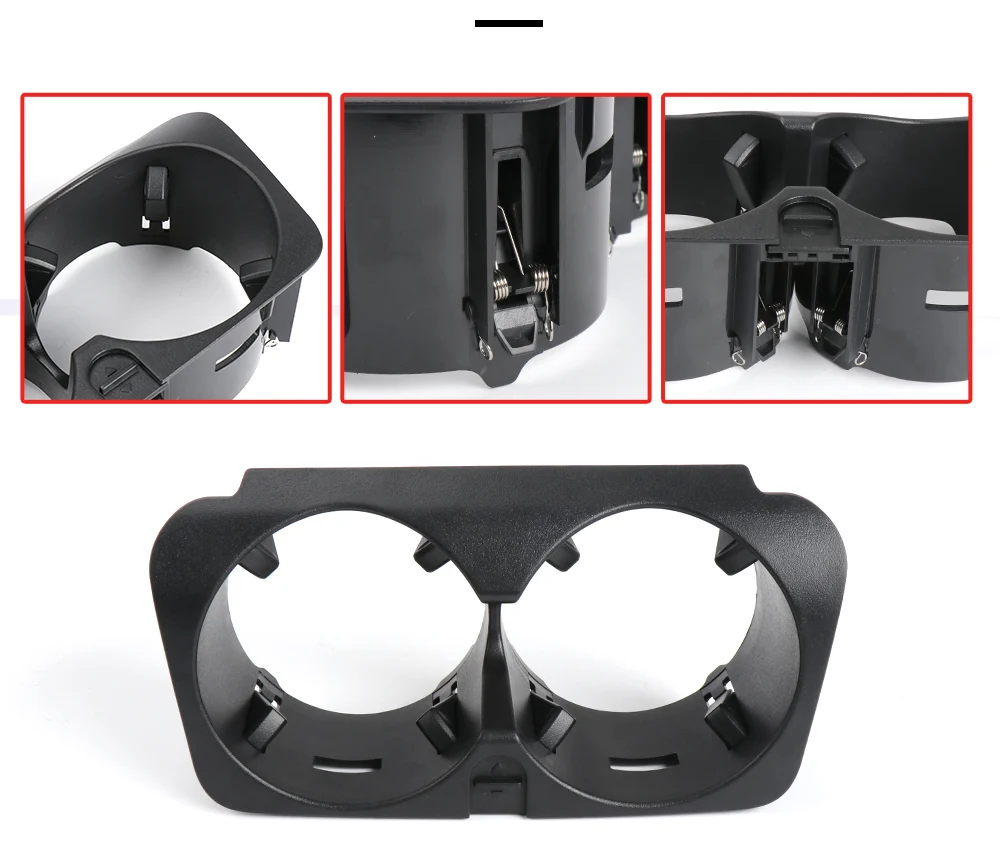For Mercedes-Benz Center Console Water Cup Holder Insert Drinks C Class W205 E W213 GLC W253 V Class W447 A2056800691