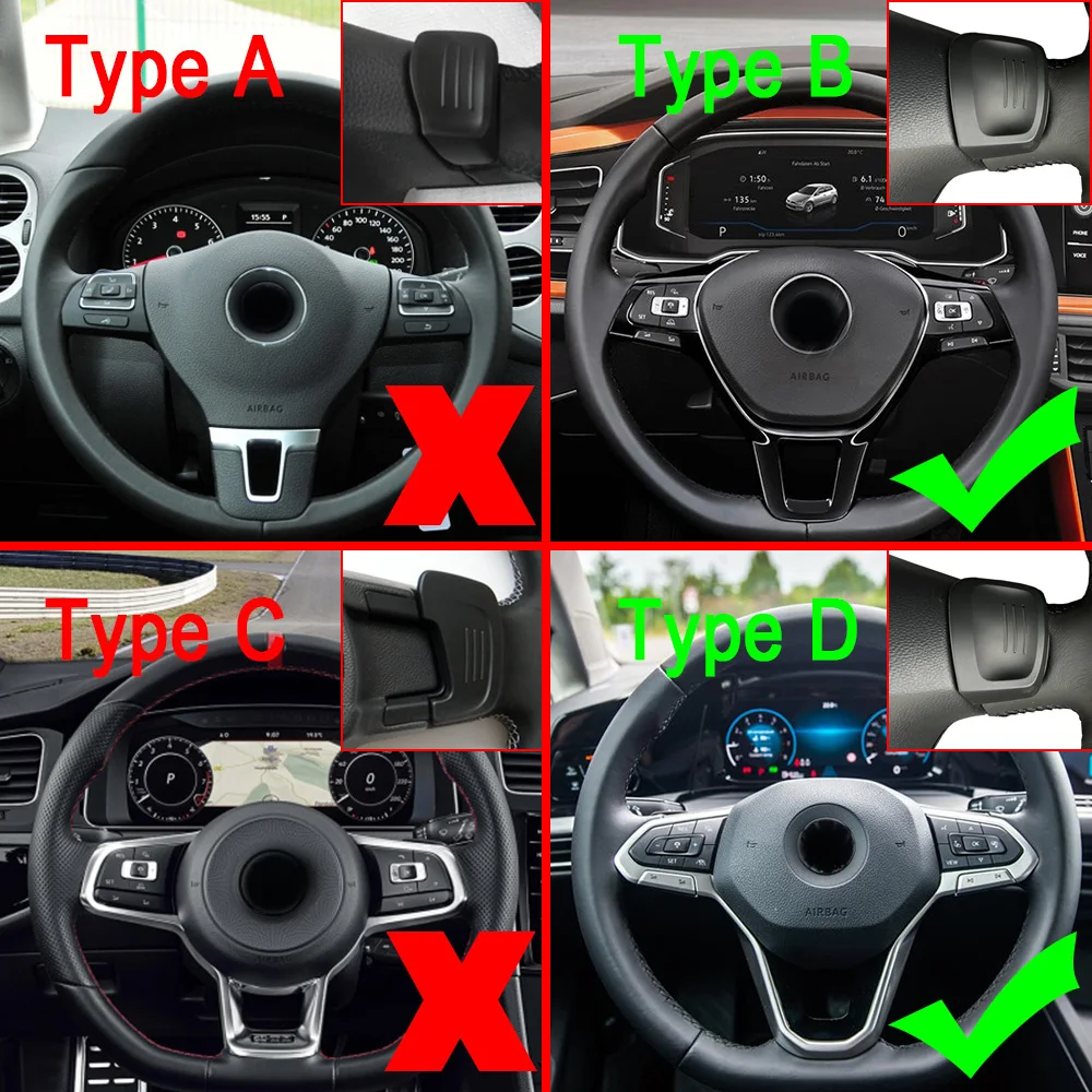 For Volkswagen Tiguan MK2 VW golf 7/8 Alltrack MK7/8 T-cross Passat B8 GTI R-line Steering Wheel Shift Paddle Shifter Extension
