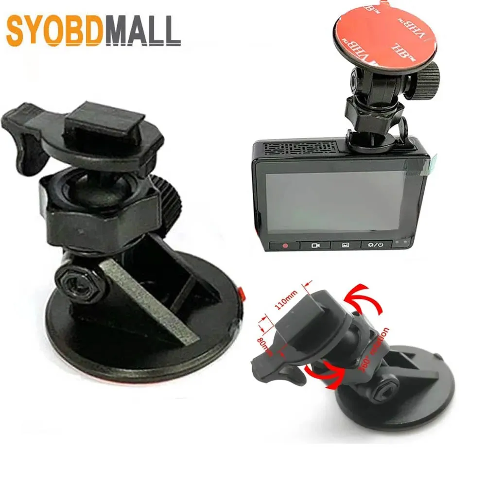 T-shape DVR Holder for Yi Dash Cam Mount Excellent Adhesive Stiker Suction Mount Bracket for For Xiaomi YI Camera GPS Holder