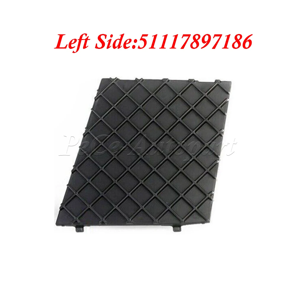 New Car Front Bumper Lower Mesh Grille Plate Trim Cover For BMW E60 E61 M Body Kit 03-10 51117897184 51117897186 Car Accessories