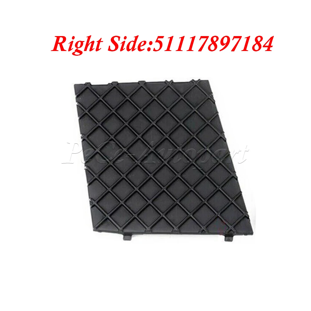 New Car Front Bumper Lower Mesh Grille Plate Trim Cover For BMW E60 E61 M Body Kit 03-10 51117897184 51117897186 Car Accessories
