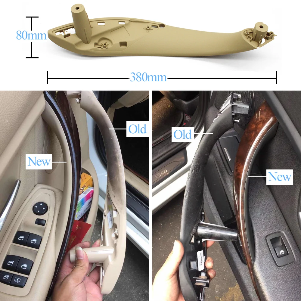 Car Interior Door Pull Handle Cover Trim For BMW 3 4 Series M3 M4 F30 F31 F32 F33 F34 F35 F36 F80 318 320 328 330 335 2013-2018