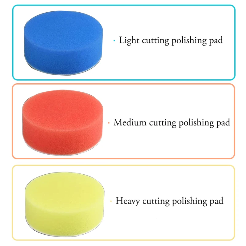 5/8Pcs 7/6/5 Inch Polishing Kit Polishing Pad Car Waxing Sponge Disk Wool Wheel for Auto Body Beauty Polisher Washing Car Gadget