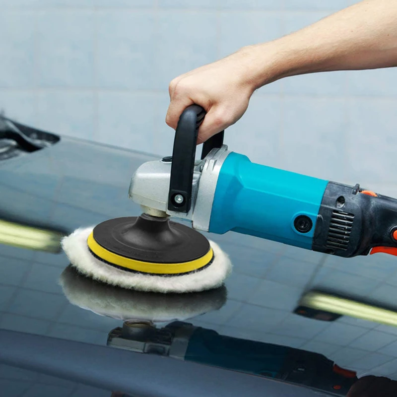 5/8Pcs 7/6/5 Inch Polishing Kit Polishing Pad Car Waxing Sponge Disk Wool Wheel for Auto Body Beauty Polisher Washing Car Gadget