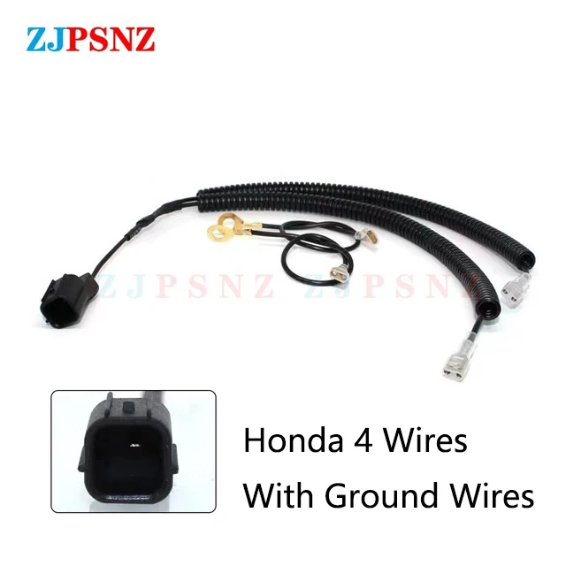 Car Horn Plug 4 Wires Corrugated Tube Dedicated Snail Horn Socket Conversion Adapter Car Speakers Single Horn Refit Double Horn
