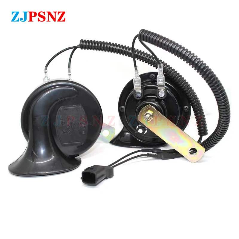 Car Horn Plug 4 Wires Corrugated Tube Dedicated Snail Horn Socket Conversion Adapter Car Speakers Single Horn Refit Double Horn