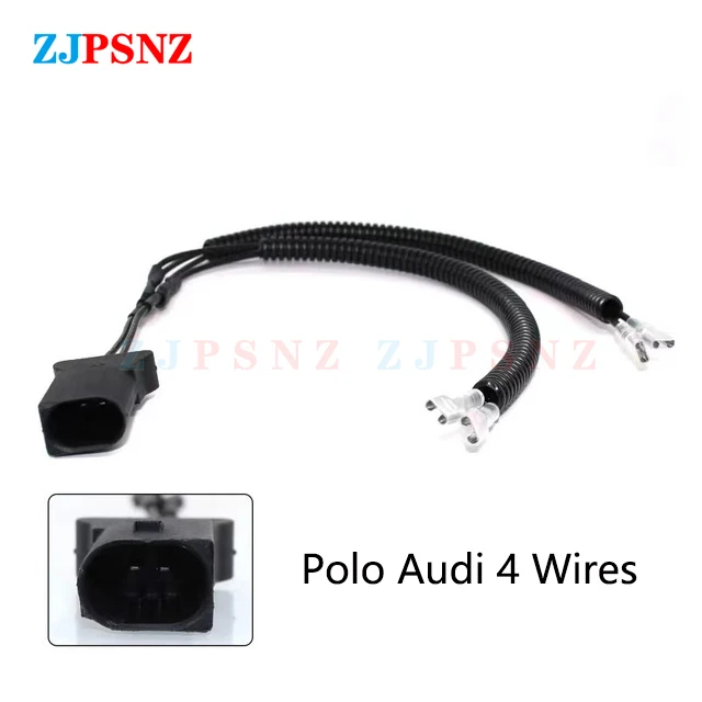 Car Horn Plug 4 Wires Corrugated Tube Dedicated Snail Horn Socket Conversion Adapter Car Speakers Single Horn Refit Double Horn