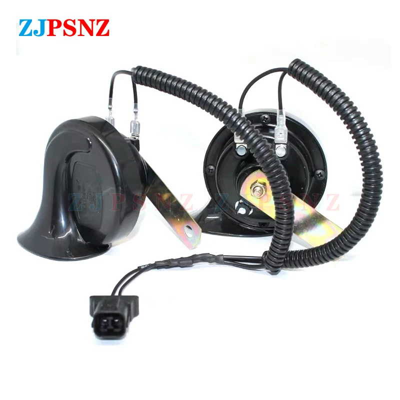 Car Horn Plug 4 Wires Corrugated Tube Dedicated Snail Horn Socket Conversion Adapter Car Speakers Single Horn Refit Double Horn