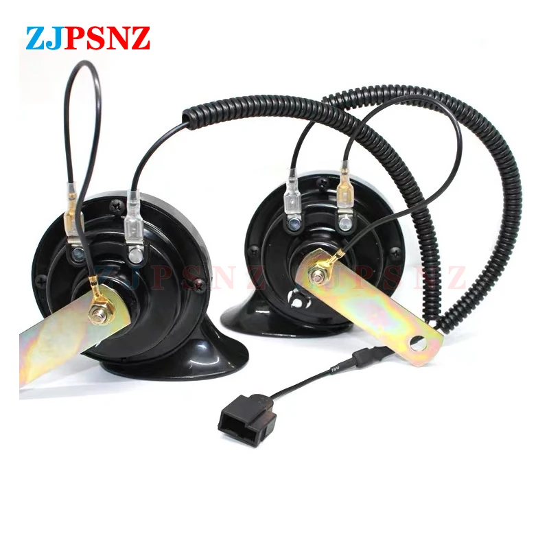 Car Horn Plug 4 Wires Corrugated Tube Dedicated Snail Horn Socket Conversion Adapter Car Speakers Single Horn Refit Double Horn