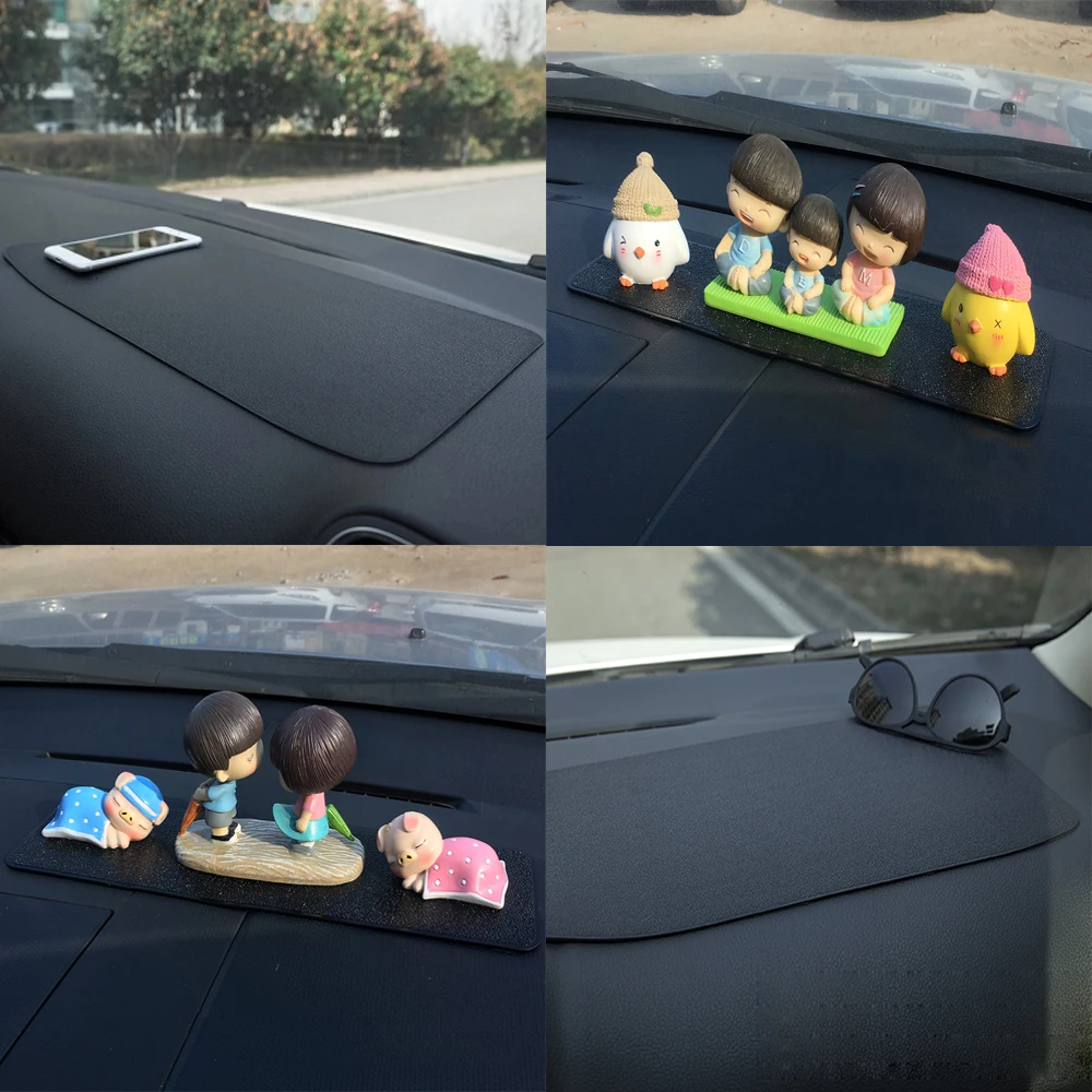 Large Long Car Dashboard Sticky Pad Non-Slip PU Leather Mat Gel Magic Anti-slip Mat Car-styling For Phone Key GPS Tablet Holder