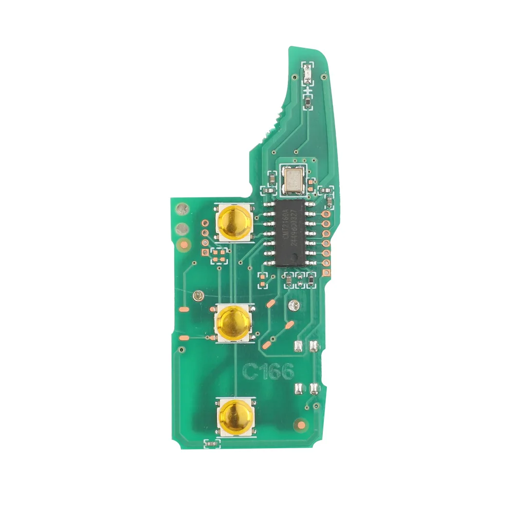 jingyuqin Remote Car Key Circuit Board For VW Beetle Caddy Eos Golf 6 Jetta Tiguan Seat Skoda Fabia 434Mhz ID48 Chip 5K0837202AD