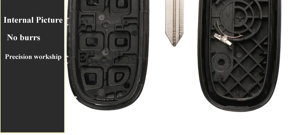 Jingyuqin For Jeep Grand Cherokee Dodge Ram 1500 Journey Charger Dart Challenger Durango Chrysler 300 Remote Key Shell 2/3/4/5BT