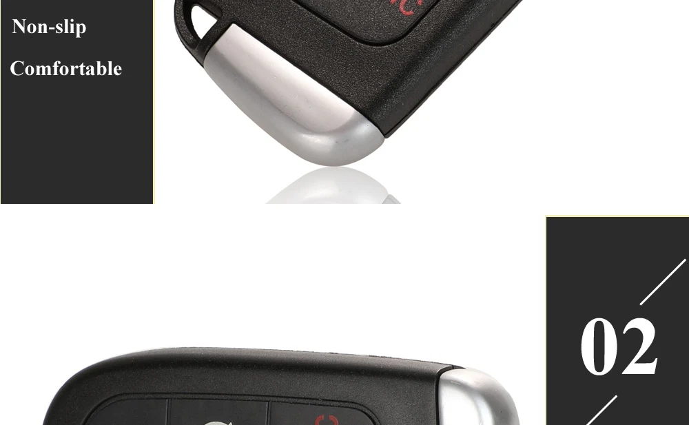 Jingyuqin For Jeep Grand Cherokee Dodge Ram 1500 Journey Charger Dart Challenger Durango Chrysler 300 Remote Key Shell 2/3/4/5BT