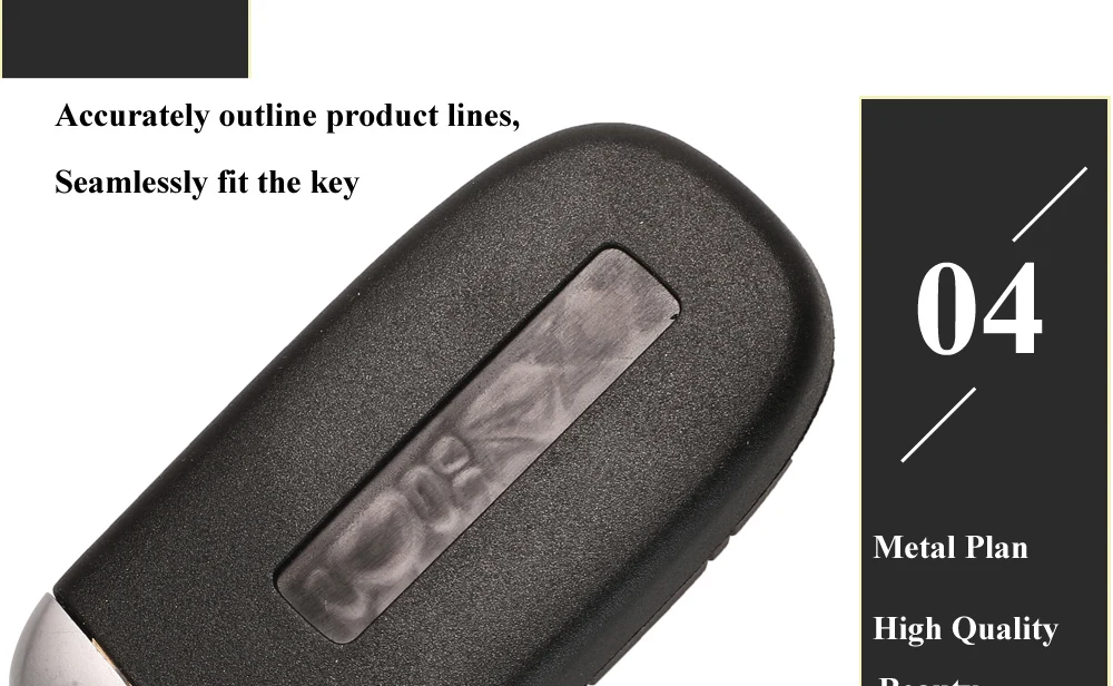 Jingyuqin For Jeep Grand Cherokee Dodge Ram 1500 Journey Charger Dart Challenger Durango Chrysler 300 Remote Key Shell 2/3/4/5BT