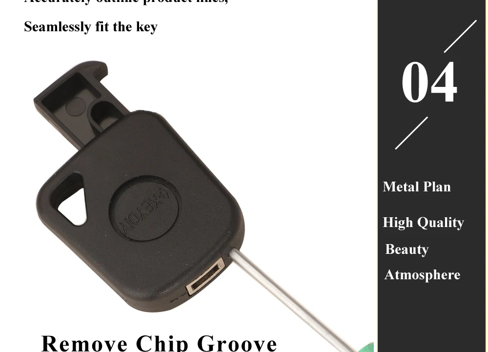 Jingyuqin 10/30/50/100pcs NEW Original Universal KEYDIY Transponder Car Key Handle Fob Shell Case Fit KD VVDI Key Blade Head