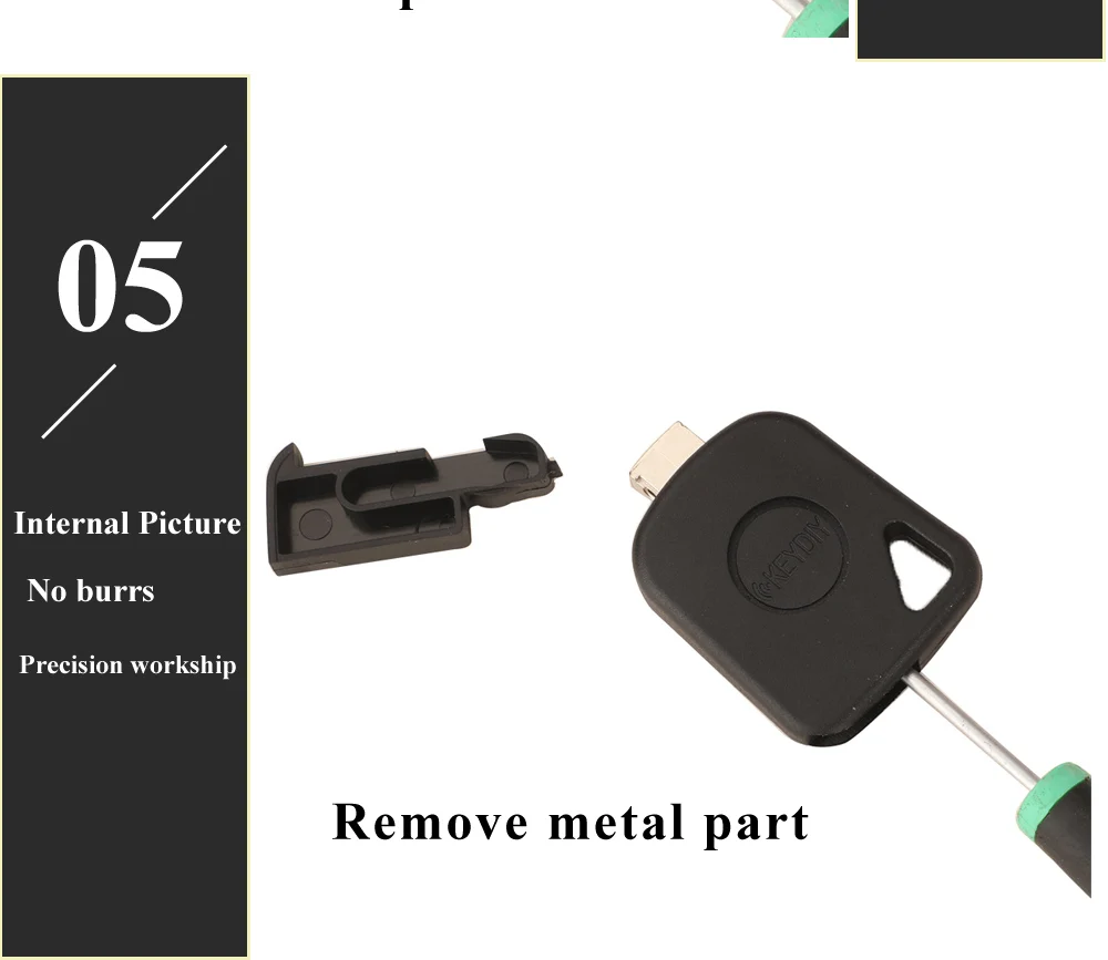 Jingyuqin 10/30/50/100pcs NEW Original Universal KEYDIY Transponder Car Key Handle Fob Shell Case Fit KD VVDI Key Blade Head