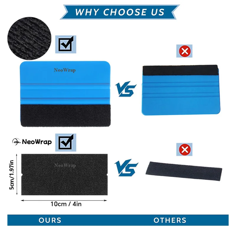 New Car Vinyl Wrapping Tool Kit Vinyl Scraper Cutter Film Squeegee Plastic Vinyl Spatulas Wrap Film Tools Window Tinting Tools