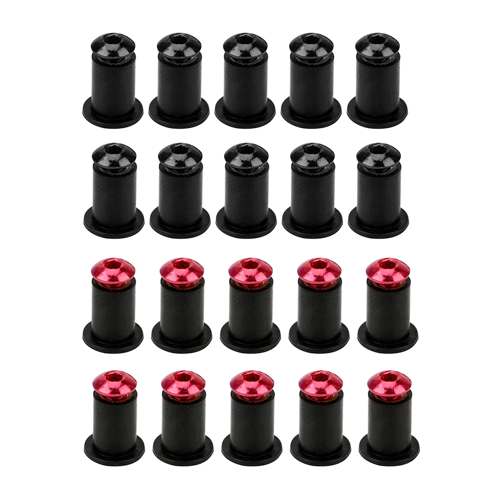 Fairing Screen Fasterners Windscreen Nut Bolt Washer Screw 10Pcs/set Universal Motorbike Windshield Fasterner Kit M5 X 15mm