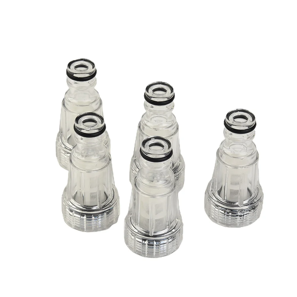 5pcs 175PSI High Pressure Washer Water Filter Automobile Washing Machine Water Connector For Karcher K2-K7 Pressure Washer