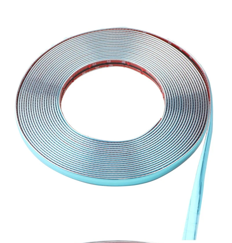 Exterior Car Chrome Body Strip Bumper Auto Door Protector Moulding Styling Trim car Lamp Sticker window trim car exterior trim