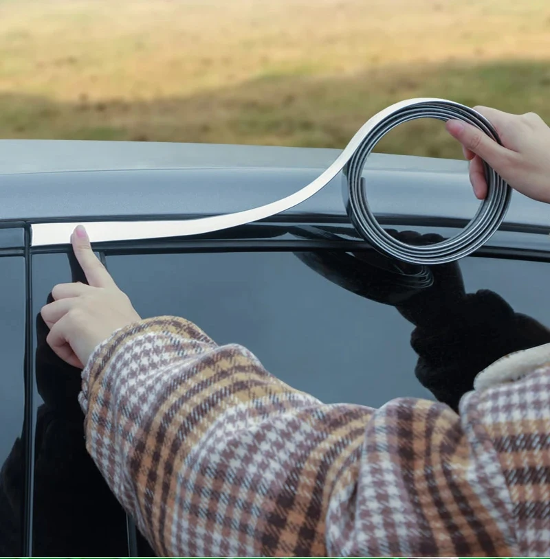 Exterior Car Chrome Body Strip Bumper Auto Door Protector Moulding Styling Trim car Lamp Sticker window trim car exterior trim